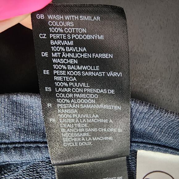 H&M Disney Mickey Mouse Quilted Blue Sweatshirt | Women's Small - Picture 11 of 12